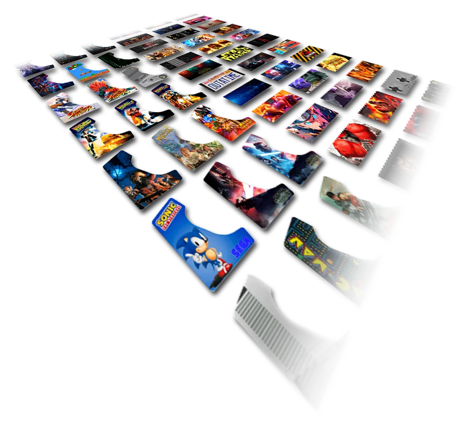 Opciones de personalización: vinilos y colores para tu arcade